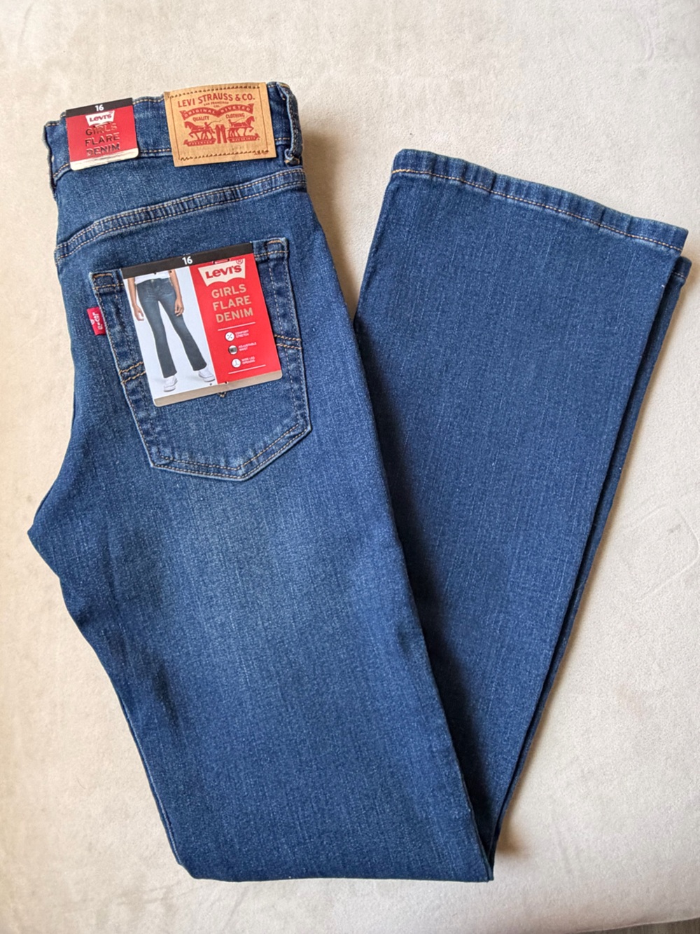 Levi's Girls Blue Flare Jeans